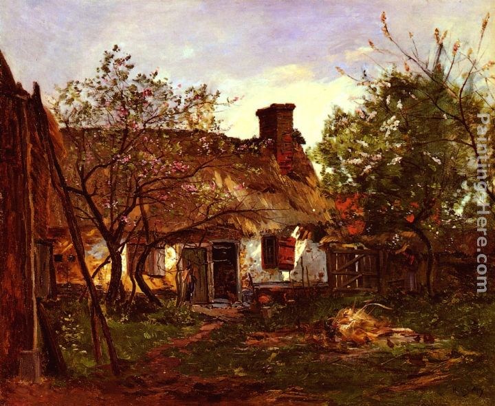 Hippolyte Camille Delpy La Chaumiere A Berneval